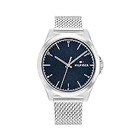 Tommy Hilfiger Norris Mens Analog Quartz Watch with Stainless Steel Bracelet 1710547