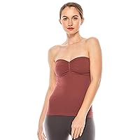 Kurve Women's Ruching Front Full Length Tube Top