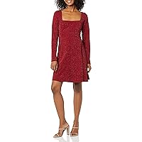 BCBGeneration Women's Long Sleeve Fit and Flare Mini Dress