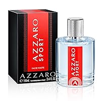 Azzaro Sport Eau de Toilette - Fresh & Clean Mens Cologne - Citrus, Aromatic & Woody Fragrance - Everyday Casual Wear - Energizing Scent - Luxury Perfumes for Men, 3.4 Fl Oz