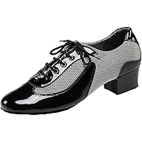 Mens Latin Dance Shoes Split Ballroom Dancing Sneaker Party Tango Soft Suede Waltz Shoes 1.57