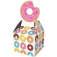 Creative Converting Donut Party Favor Boxes Party Supplies, Multicolor ,9.15