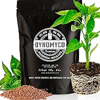 Mycorrhizal Inoculant by DYNOMYCO – High Performing Strains – Concentrated Formula – Improves Nutrient Uptake – Increases Plant Yields Enhances Resilience to Stress Saves Fertilizer (100 g / 3.5 oz)