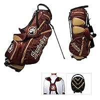 Team Golf NCAA Fairway Golf Stand Bag, Lightweight, 14-Way Top, Spring Action Stand, Insulated Cooler Pocket, Padded Strap, Umbrella Holder & Removable Rain Hood