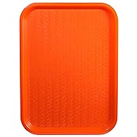 Winco Fast Food Tray, 14-Inch by 18-Inch, Orange