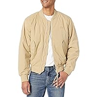 Lacoste Men's Long Sleeve Solid Full Zip Bomber Jacket