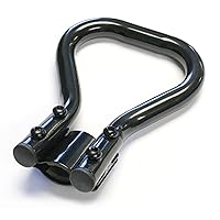 Stander Recliner Lever Extender, Oversized Grip Handle Adapter for Adults, Seniors, and Elderly, Extension Handle with Large Ergonomic Curve Grab Bar, Compatible with Wooden Recliner Handles - Black