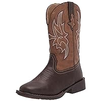 Silver Canyon Austin Children Kid’s Cowboy Cowgirl Boots