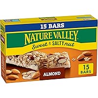 Nature Valley Granola Bars, Sweet and Salty Nut, Almond, 1.2 oz, 15 ct