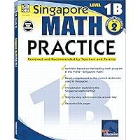 Singapore Math Practice Workbook—Level 1B, Grade 2 Math Book, Creating Picture Graphs, Multiplying and Dividing, Telling Time, Counting Money (128 pgs) Singapore Math Practice Workbook—Level 1B, Grade 2 Math Book, Creating Picture Graphs, Multiplying and Dividing, Telling Time, Counting Money (128 pgs) Paperback