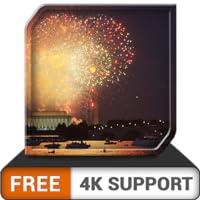 FREE Waterside Fireworks HD , Decor your celebrations with beautiful lighting on your HDR 8K 4K TV and Fire Devices as a wallpaper & Theme for Mediation & Peace
