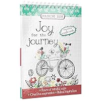 Joy for the Journey Wirebound Coloring Book - Hours of mindful calm, Creative Expression, Biblical Inspiration
