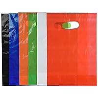 Fun Express Assorted Colored Plastic Bags (50 pc)