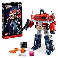 LEGO® Icons Optimus Prime 10302 Building Kit for Adults; Build a Collectible Model of a Transformers Legend