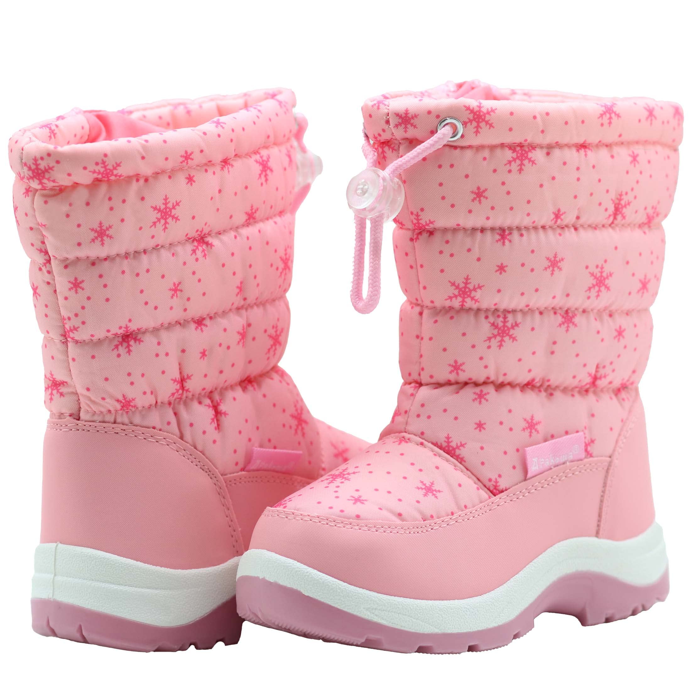 Apakowa Kid's Girls Cold Weather Snow Boots (Toddler/Little Kid)