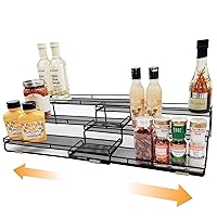 3 Tier Wide Expandable Cabinet Spice Rack Organizer (14.5