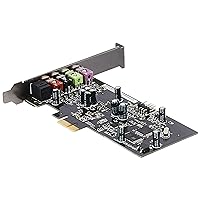 ASUS XONAR SE 5.1 Channel 192kHz/24-bit Hi-Res 116dB SNR PCIe Gaming Sound Card with Windows 10 compatibility