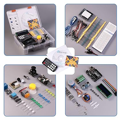 ELEGOO UNO Project Super Starter Kit with Tutorial and UNO R3 Compatible with Arduino IDE