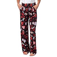 Disney Womens' Alice in Wonderland Queen Of Hearts Sleep Pajama Pants