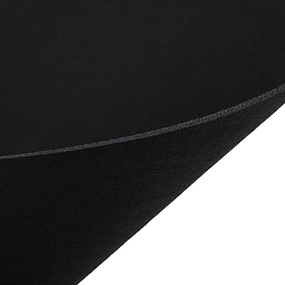 10 Pack Black Stiff Felt Sheet, 17X11.8 Inches Fabric Hard Felt