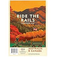 Ride The Rails: Australia & Canada, Expansion, Strategy Board Game, 3 to 5 Players, 60 Minute Play Time, Ages 12 and Up