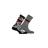 PAJAR Men's Half Cushion Wool Crew Socks 2 Pair