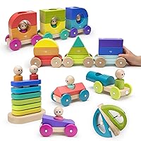 Tegu Baby & Toddler Educational Set, Rainbow