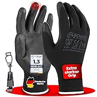 schutzmeister® 60 Pairs Premium PU Work Gloves, Size 7/S - 11/XXL, Breathable, Strong Grip, Fine Touch, Assembly, Garden Gloves, Safety Gloves - Men, Women, Mechanic