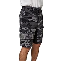 O'NEILL Men's Gi Jack 20 Inch Hybrid Shorts - Water Resistant Mens Cargo Shorts with Elastic Waist and Pockets