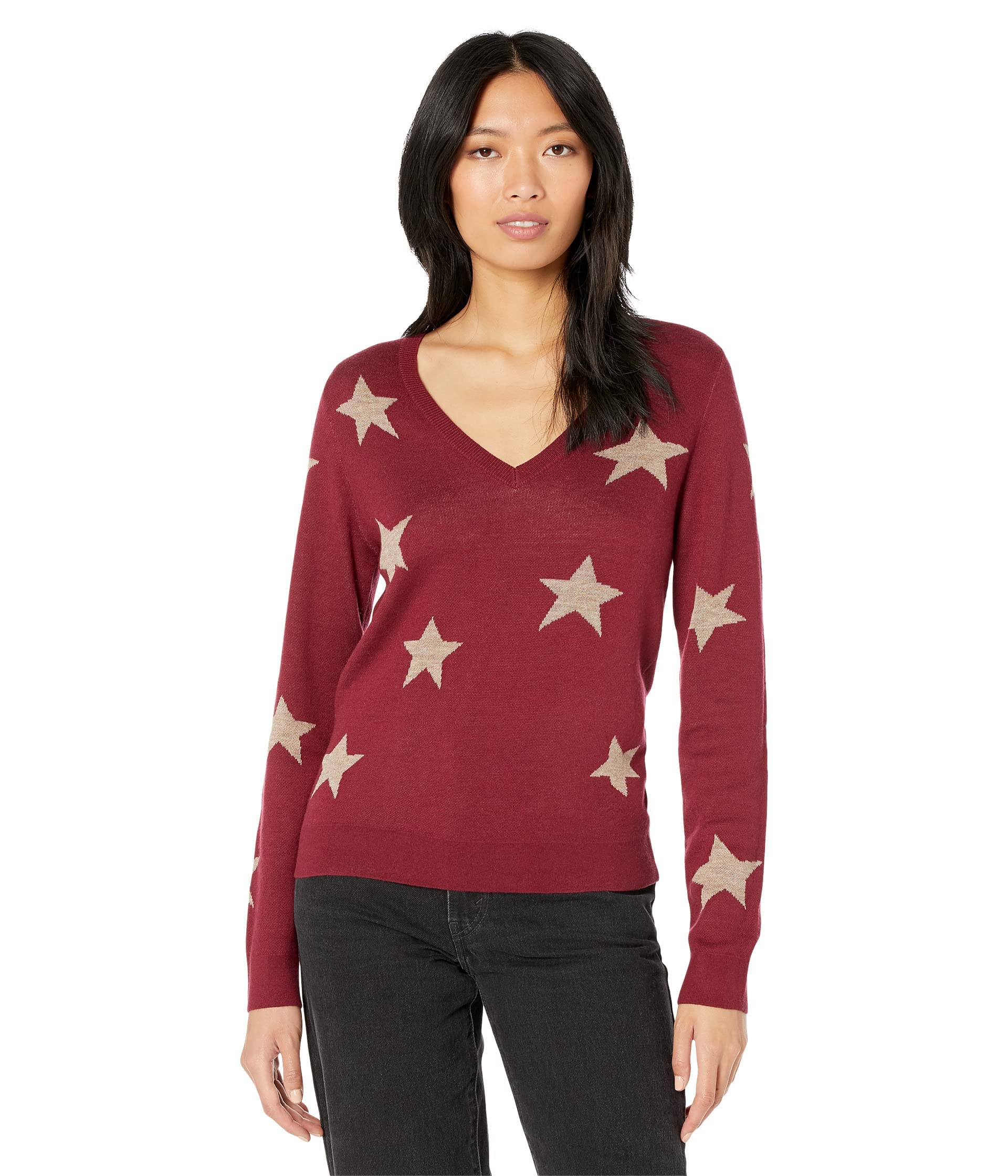 Splendid Women's Pullover, V-Neck Sweater