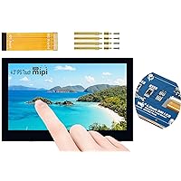 waveshare 4.3inch DSI LCD 800 x 480 Capacitive Touch Display IPS Screen 160° Viewing Angle, for Raspberry Pi 4B/3B+/3A+/3B/2B/B+/A+, Compute Module 4/3/3+