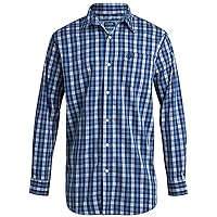 Chaps Men's Big and Tall Button Down Shirt - Long Sleeve Collared Shirt Wrinkle Resistant Sustainable (L-4X-Large Big & Tall)