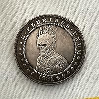 Hobo Coin 1937 5 Cent Liberty Skull and Dragon Commemorative Coin Collectible Home Decor Crafts Souvenirs Table Decorations