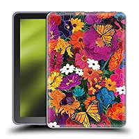 Head Case Designs Officially Licensed Suzan Lind Flower Collage Butterflies Soft Gel Case Compatible with Fire HD 8/Fire HD 8 Plus 2020