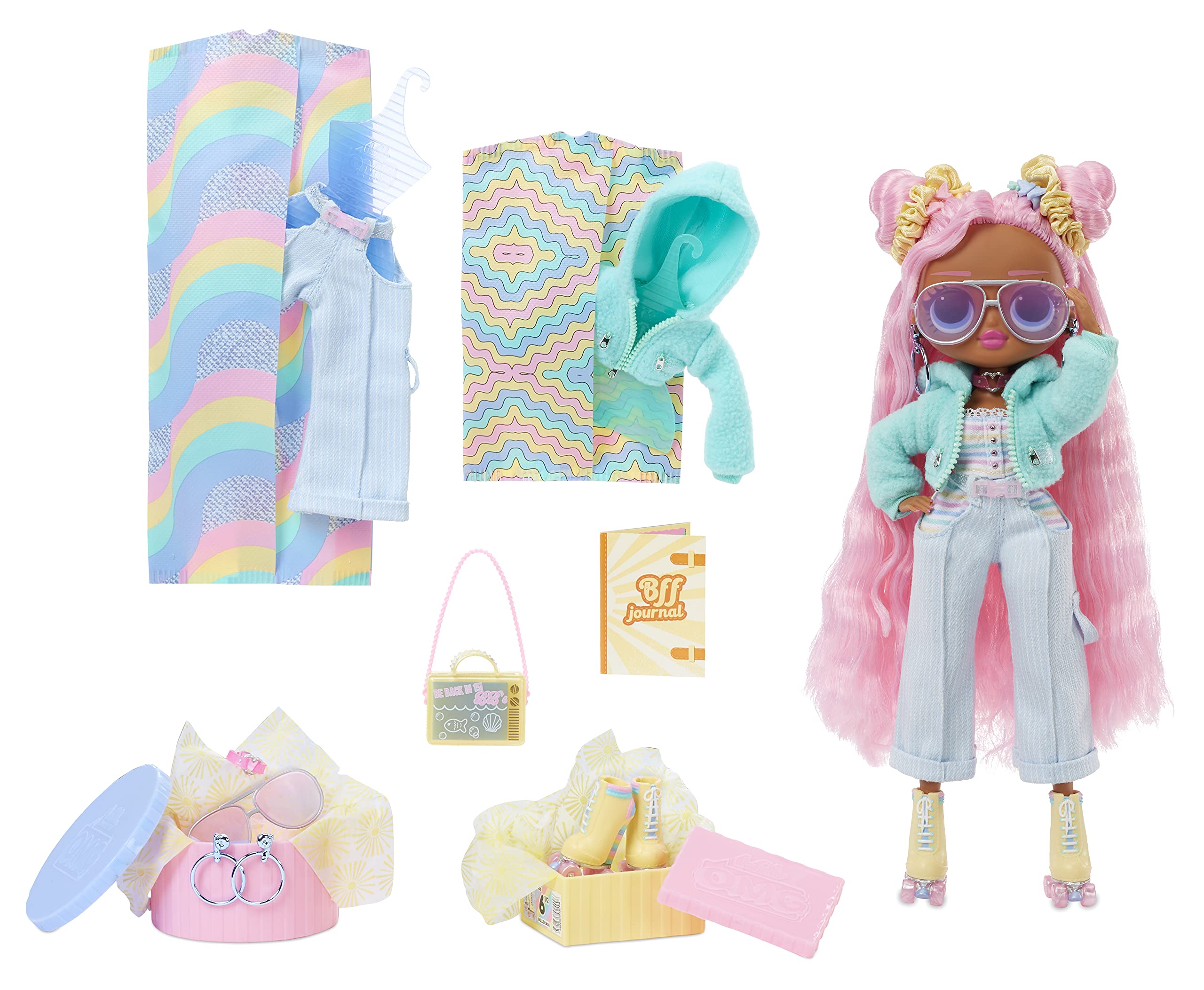 L.O.L. Surprise! OMG Sunshine Gurl Fashion Doll - Dress Up Doll Set with 20 Surprises for Girls and Kids 4+