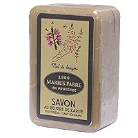 Savon De Marseille Soap Heather Honey Marius Fabre 5.3 Oz Bar