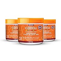 Cantu Moisturizing Twist & Lock Gel with Shea Butter for Natural Hair, 13 oz