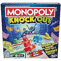 Monopoly Knockout Family Board Game German Version