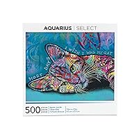 AQUARIUS Dean Russo Cat Puzzle (500 Piece Jigsaw Puzzle) - Glare Free - Precision Fit - Officially Licensed Dean Russo Merchandise & Collectibles - 16 X 20 Inches