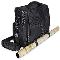 ENHANCE Travel Bag for DND, Bag Compatible with Dungeons and Dragons, Battle Mat Holder, Dice Pockets and Accessories, Carry 4-8 Books