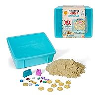 Chuckle & Roar - Treasure Hunt Sensory Bin - Tactile Learning - Fun for Toddlers - Hands on Activities - Preschool Level Fun - Montessori Approved - Ages 3 and Up