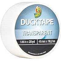 Duck, DUC241380, Transparent Duct Tape, 1 Each, Transparent, Clear