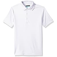 Boys Short Sleeve Airflux Solid Polo Shirt