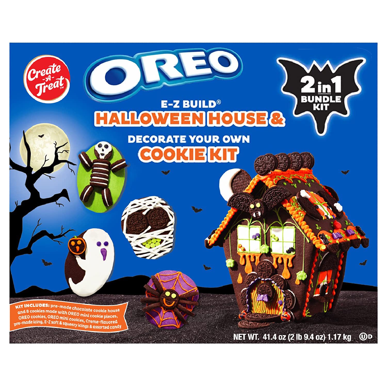 Mua Oreo Cookies Chocolate Halloween Gingerbread House Kit ...