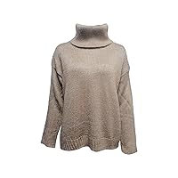 Womens Winter Solid Turtleneck Balloon Sexy Back Hollow Irregular Hem Knit Tops Long Sleeve Sweaters Pullover Outerwear