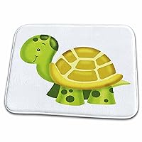 3dRose Adorable Baby Turtle Nursery Illustration - Dish Drying Mats (ddm-237148-1)