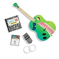 Dinosaur Guitar - The Easiest Way to Start and Learn Guitar - 1 Stringed Toy Instrument for Kids Perfect Intro to Music for Young Kids Ages 3 and up - from Buffalo Games