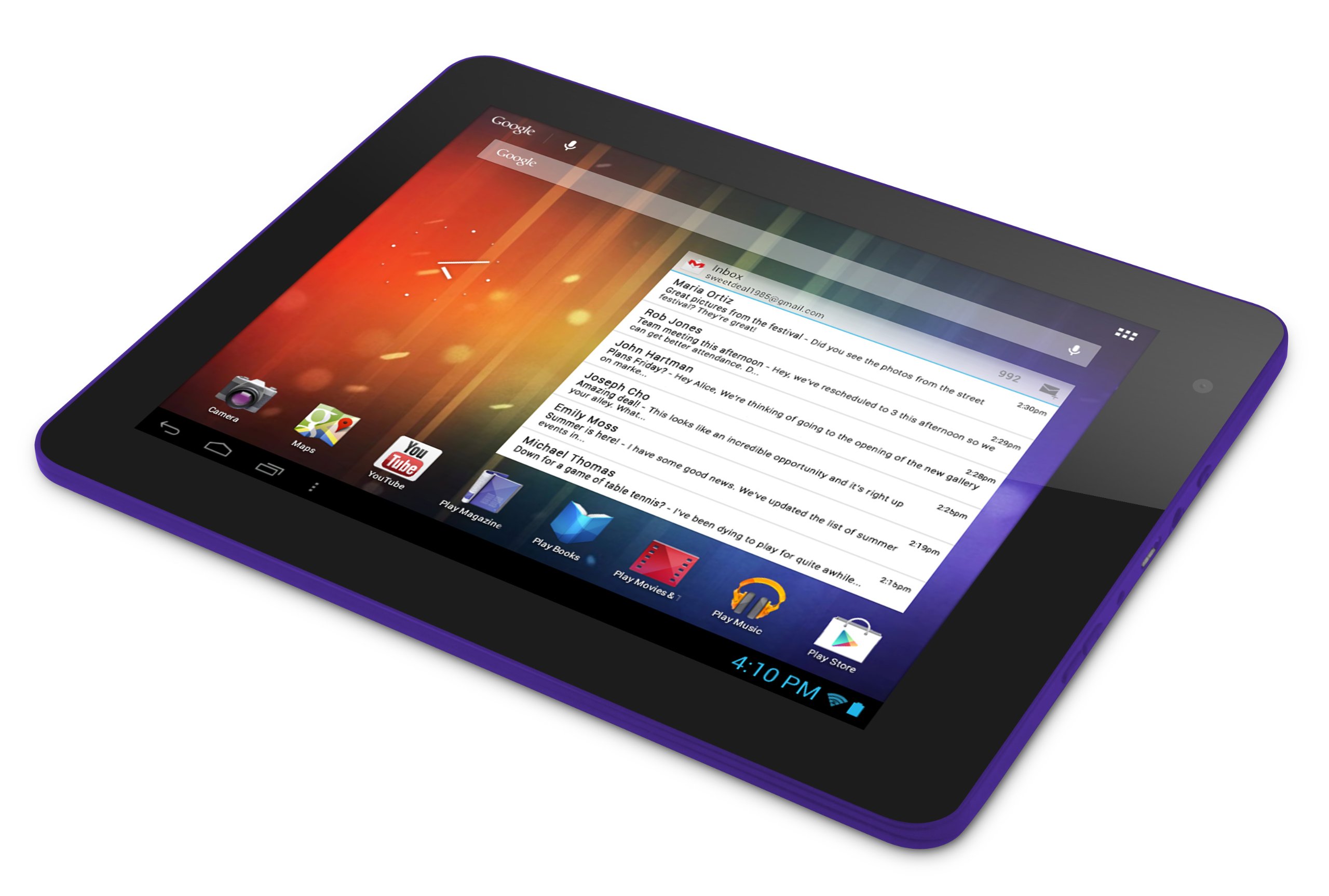 Ematic Genesis Prime EGS108PL 8-Inch 4 GB Tablet (Purple)