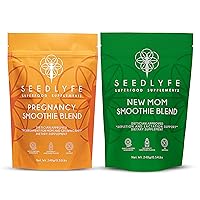Pregnancy and New Mom Supplement Bundle – Natural Superfood Smoothie Powders to Nourish Mom & Baby Throughout Pregnancy, Post Natal Recovery, and Lactation