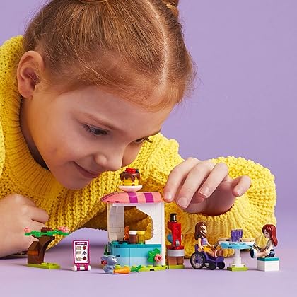 LEGO Friends Pancake Shop 41753 Building Toy Set, Pretend Creative Fun for Boys and Girls Ages 6+, with 2 Mini-Dolls and Accessories, Inspire Imaginative Role Play